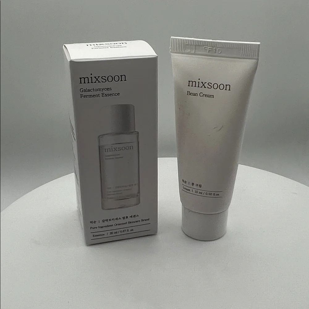 Mixsoon Bean Cream and Galactomyces Ferment Essence Set